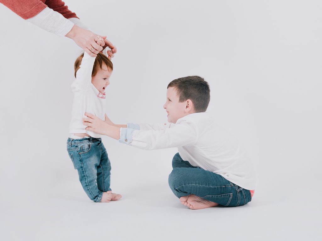 a photo of two brothers in the contact section
