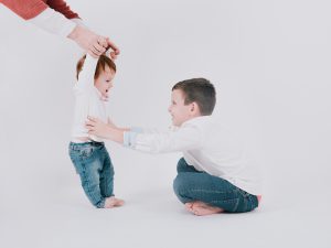 a photo of two brothers in the contact section